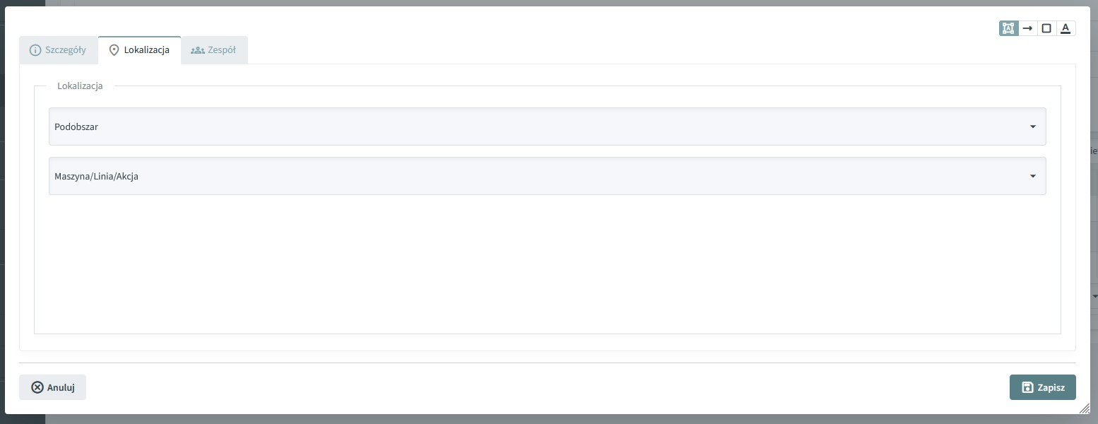 Określ lokalizację zadania